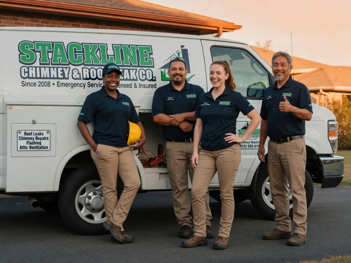 Chimney flashing repair company in Augusta, MI